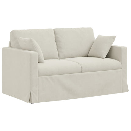 Sofa Creme 138 x 78 x 80 cm Fløjl