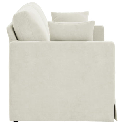 Sofa Creme 138 x 78 x 80 cm Fløjl