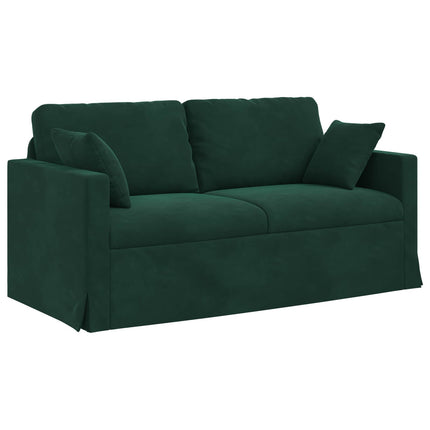 Sofa Mørkegrøn 158 x 78 x 80 cm Fløjl