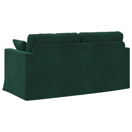 Sofa Mørkegrøn 158 x 78 x 80 cm Fløjl