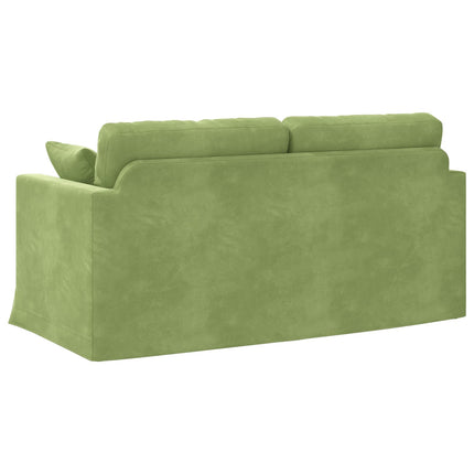 Sofa Lys grøn 158 x 78 x 80 cm Fløjl
