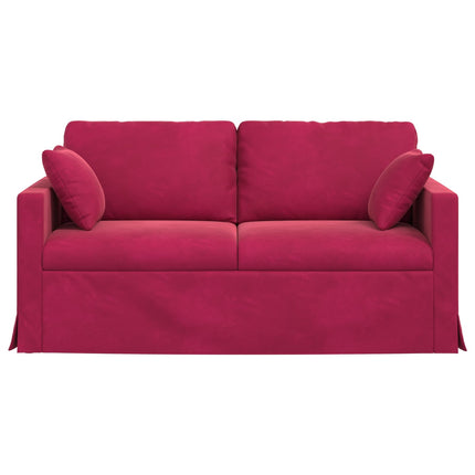 Sofa Vinrød 158 x 78 x 80 cm Fløjl