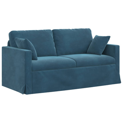 Sofa Blå 158 x 78 x 80 cm Fløjl