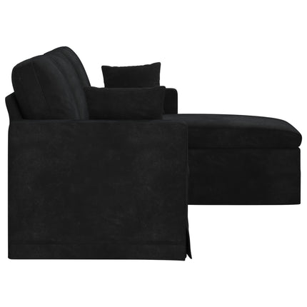 Sofa Sort 178 x 134 x 80 cm Fløjl