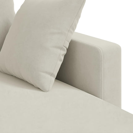 Sofa Creme 178 x 134 x 80 cm Fløjl