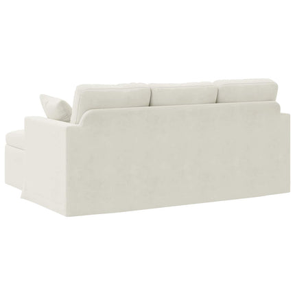 Sofa Creme 178 x 134 x 80 cm Fløjl