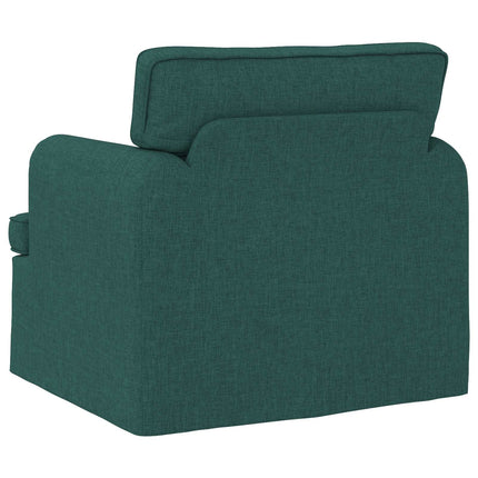 Sofa Mørkegrøn 84 x 80 x 85 cm Stof