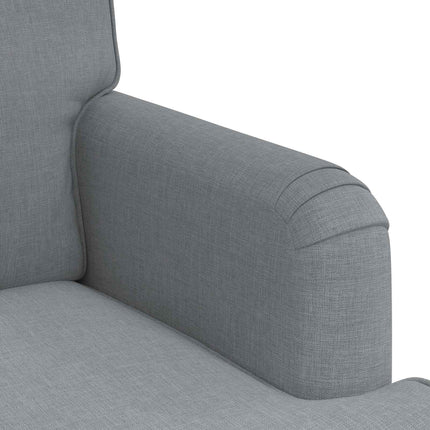 Sofa Lysegrå 144 x 80 x 85 cm Stof