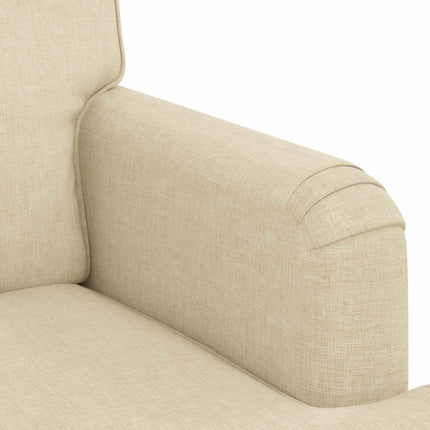 Sofa Creme 162 x 80 x 85 cm Stof