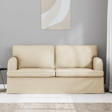Sofa Creme 162 x 80 x 85 cm Stof