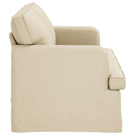 Sofa Creme 162 x 80 x 85 cm Stof