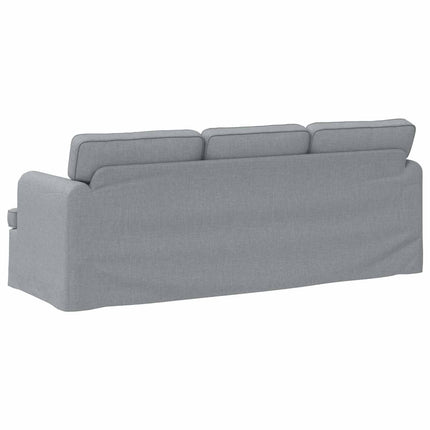 Sofa Lysegrå 201 x 80 x 85 cm Stof
