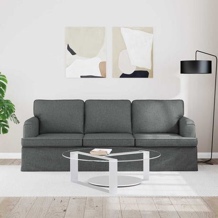 Sofa Mørkegrå 201 x 80 x 85 cm Stof