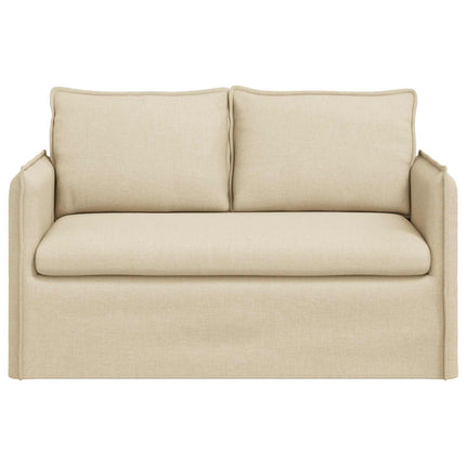 Sofa Creme 136 x 82 x 85 cm Stof