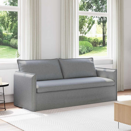 Sofa Lysegrå 196 x 82 x 85 cm Stof