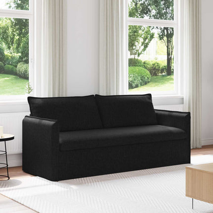 Sofa Sort 196 x 82 x 85 cm Stof