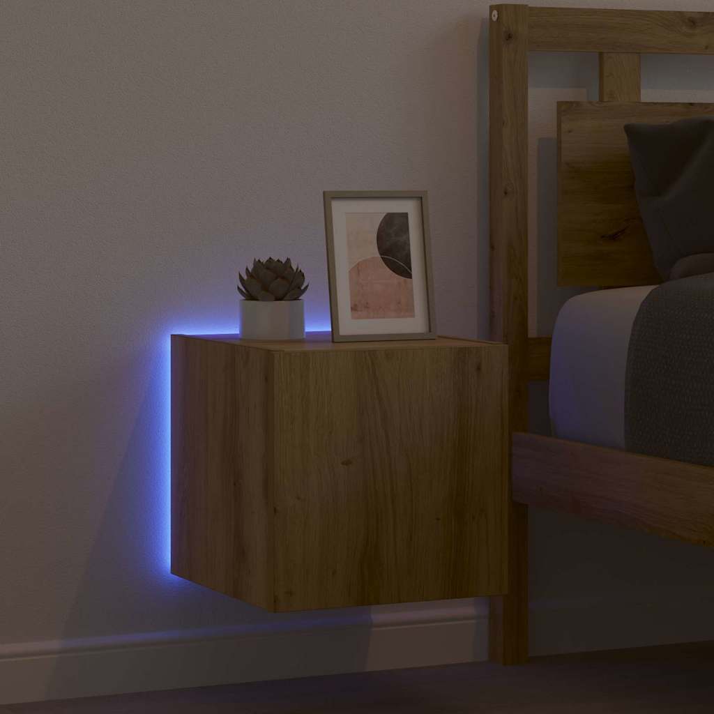 TV vægskab Artisan eg 30,5 x 35 x 30 cm Konstrueret træ