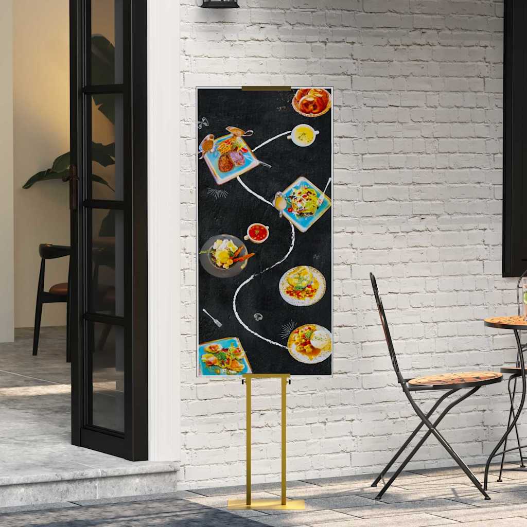 Messeskærme Guld 30 x 23,5 x 210 cm Stål