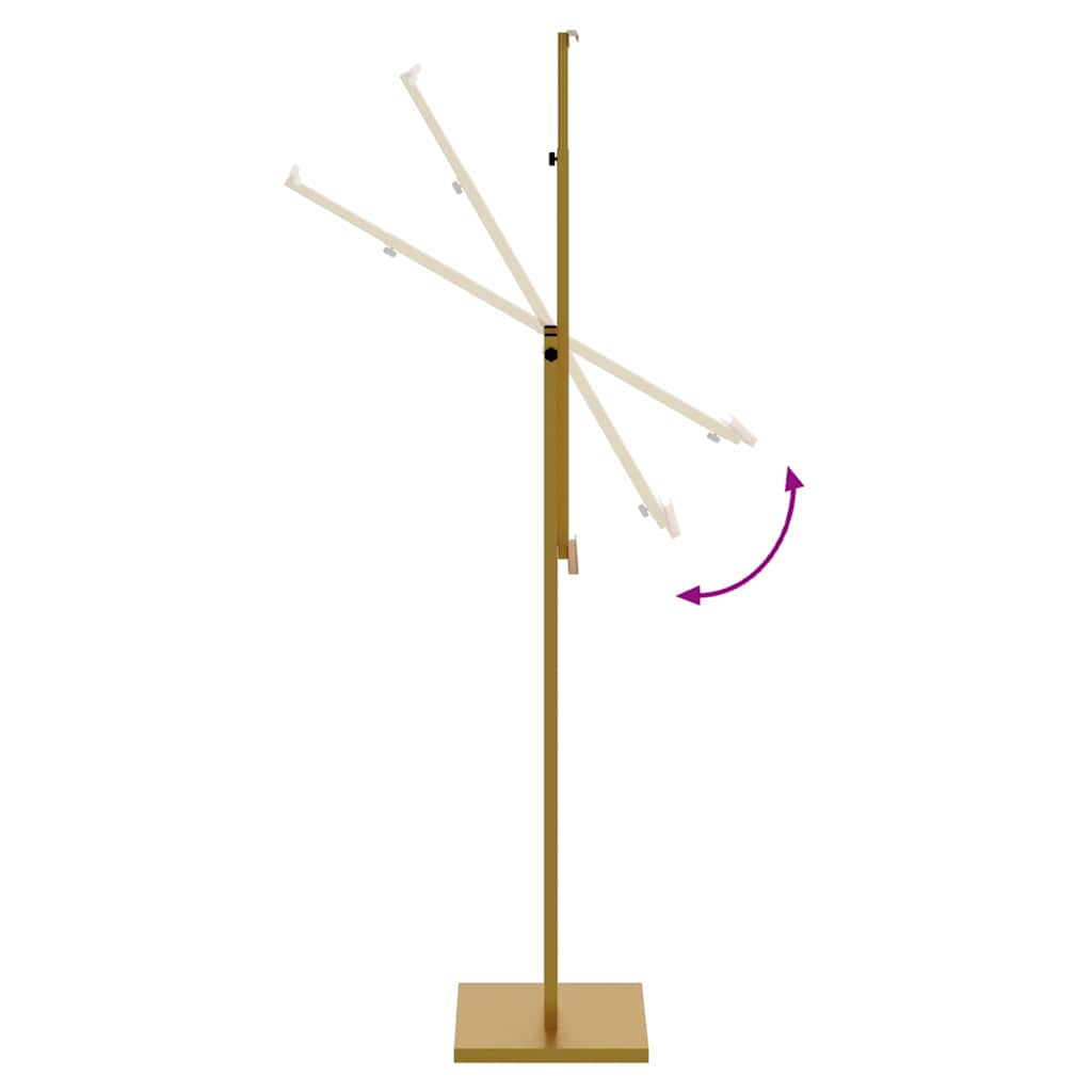 Messeskærme Guld 26,5 x 26,5 x 150 cm Stål