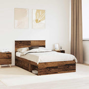 Sengestel Gammelt træ 120 x 190 cm Konstrueret træ