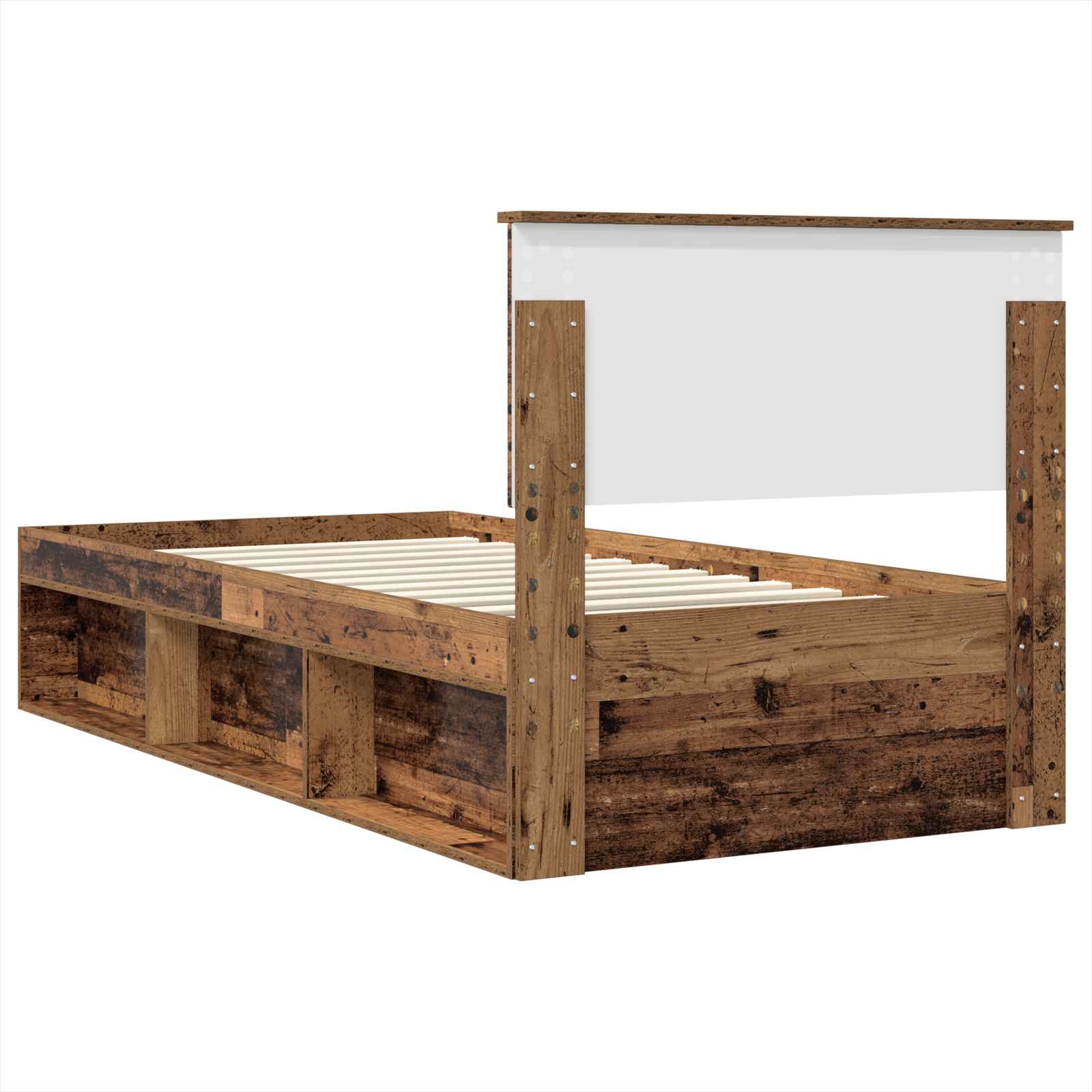Sengestel Gammelt træ 100 x 200 cm Konstrueret træ