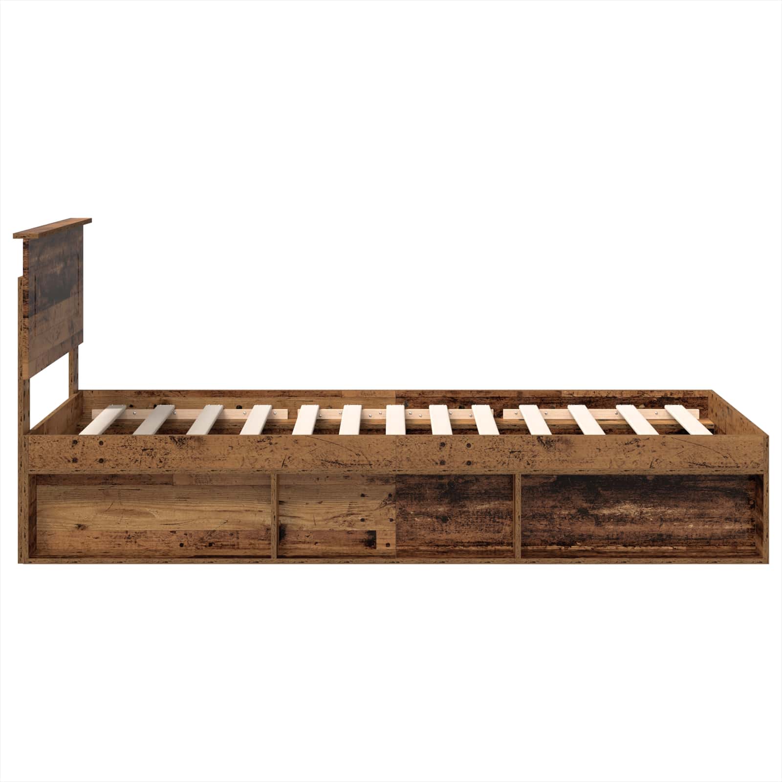 Sengestel Gammelt træ 100 x 200 cm Konstrueret træ