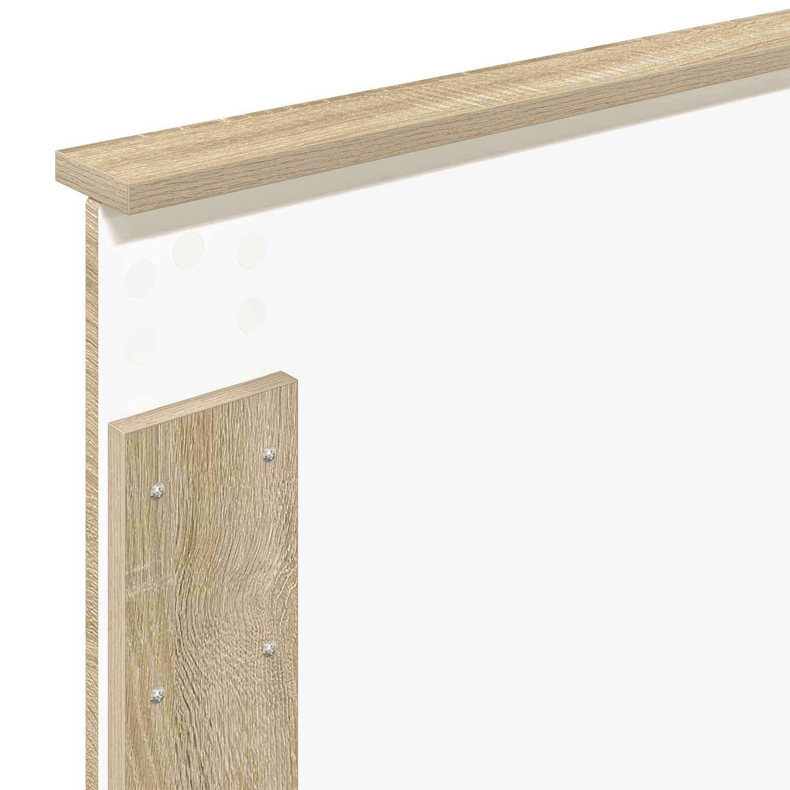 Sengestel med hovedgærde Sonoma eg 90 x 200 cm Konstrueret træ