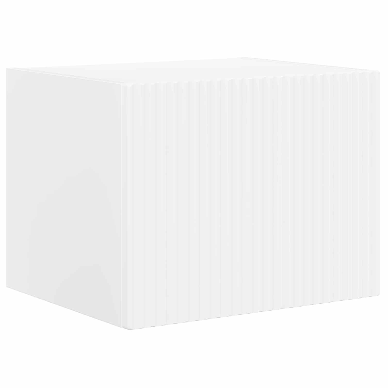 Tv vægskab sæt Vægmonteret 6 pcs Hvid