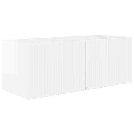TV-skab 8 pcs Høj gloss hvid