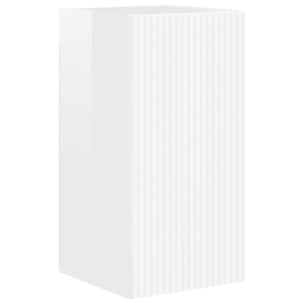 TV-skab 8 pcs Høj gloss hvid