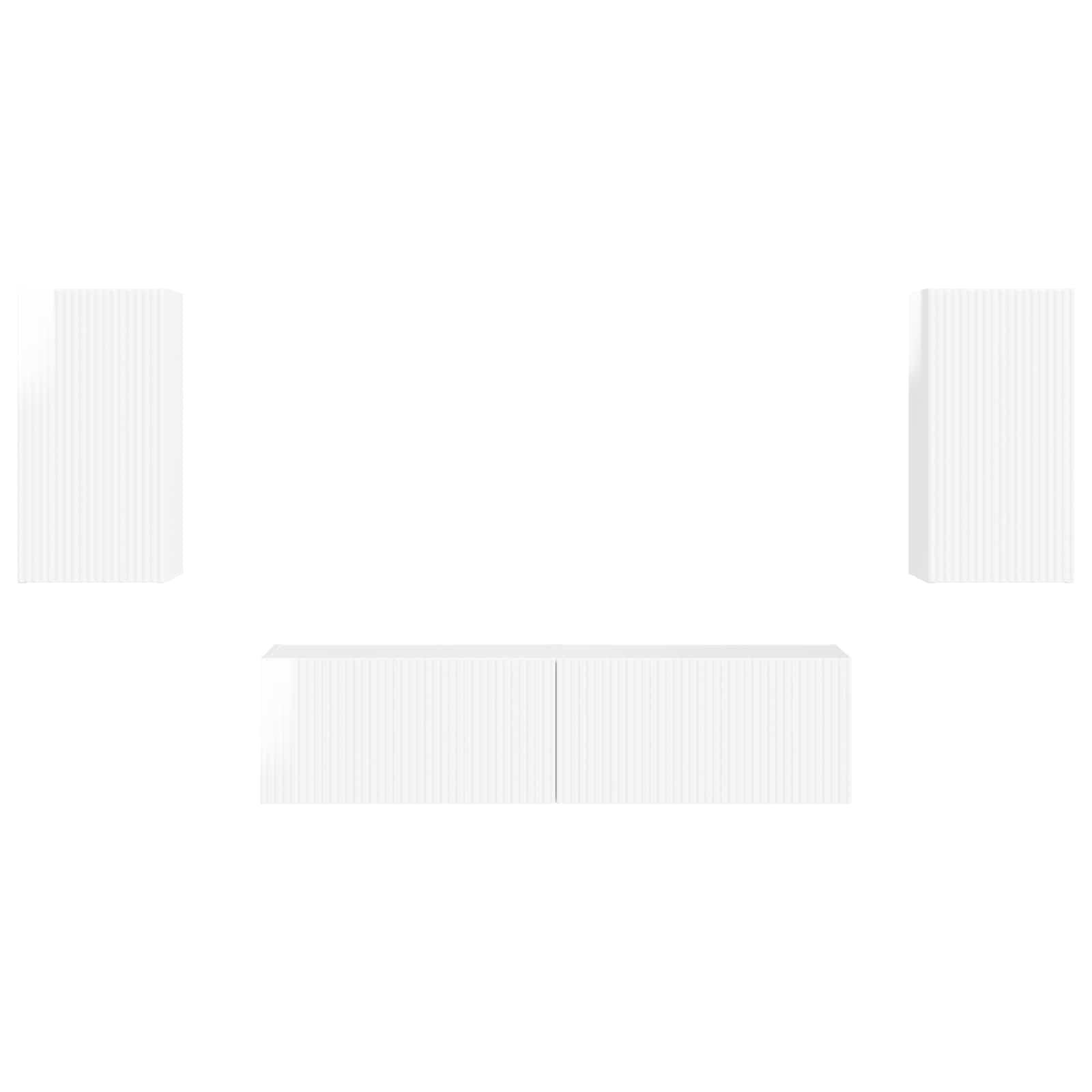 2 pcs Høj gloss hvid