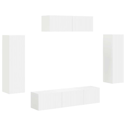 TV-skab 5 stk. Hvid