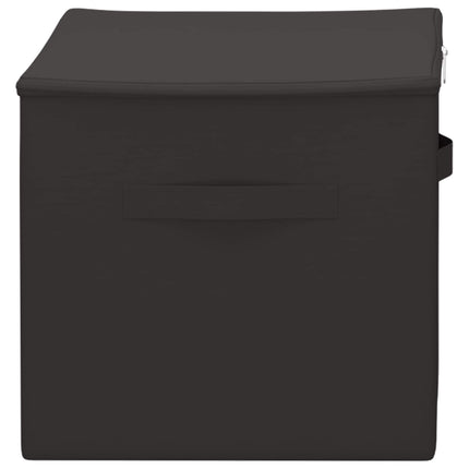 Opbevaringskasse 6 pcs Antracit 55 x 35 x 32 cm Ikke-vævet stof