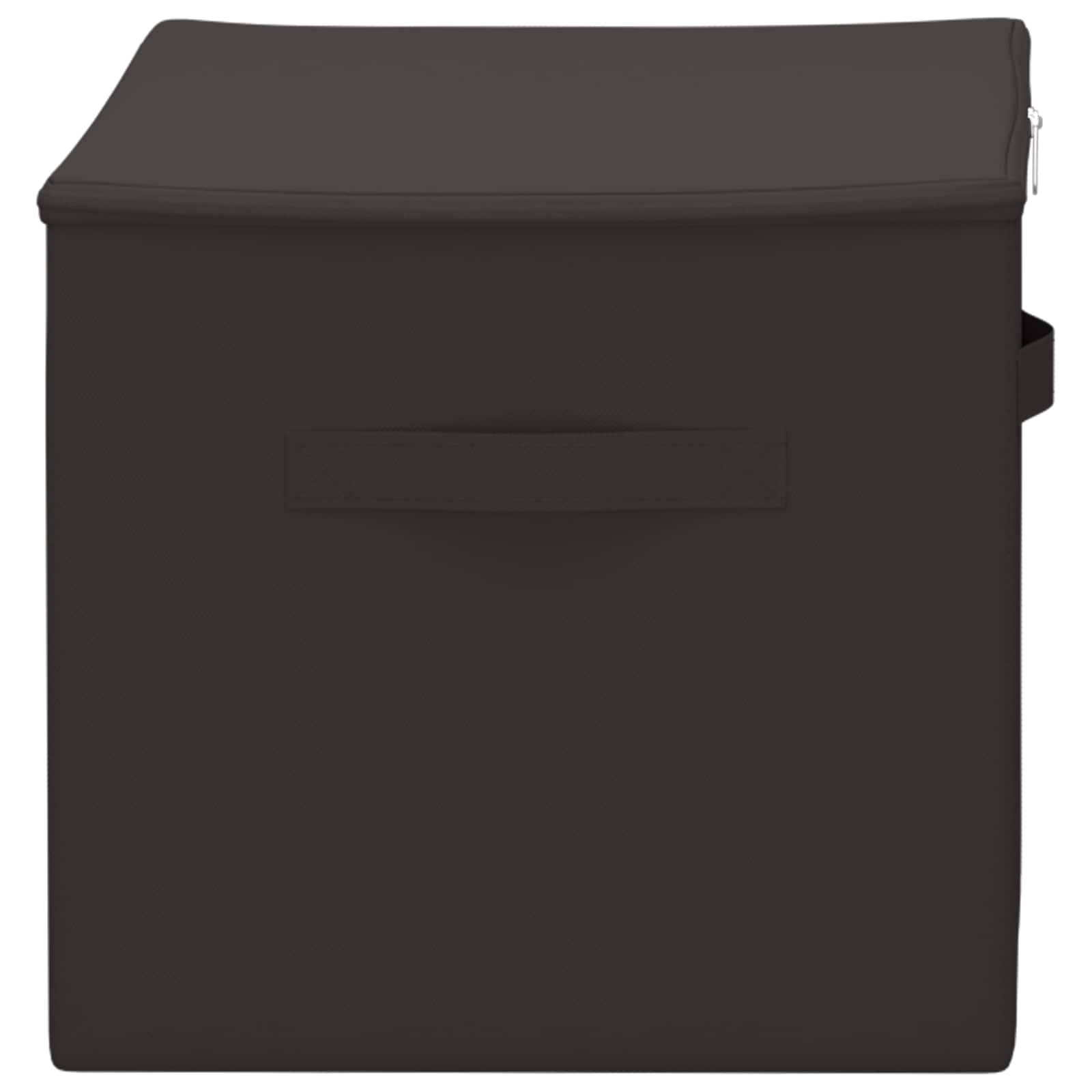 Opbevaringskasse 6 pcs Antracit 60 x 43 x 35 cm Ikke-vævet stof