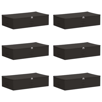 Opbevaringskasse 6 stk. Ikke-vævet stof 70 x 40 x 18 cm 50,4 L