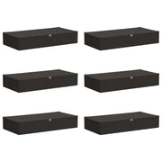 Opbevaringskasse 6 pcs Antracit 90 x 48 x 15 cm Ikke-vævet stof