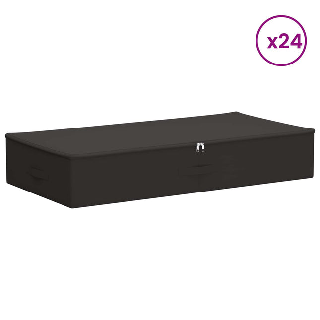 Opbevaringskasse 24 pcs Antracit 100 x 50 x 18 cm