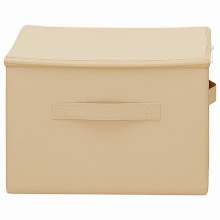 Opbevaringskasse Cremefarvet 43 x 34 x 23 cm Ikke-vævet stof