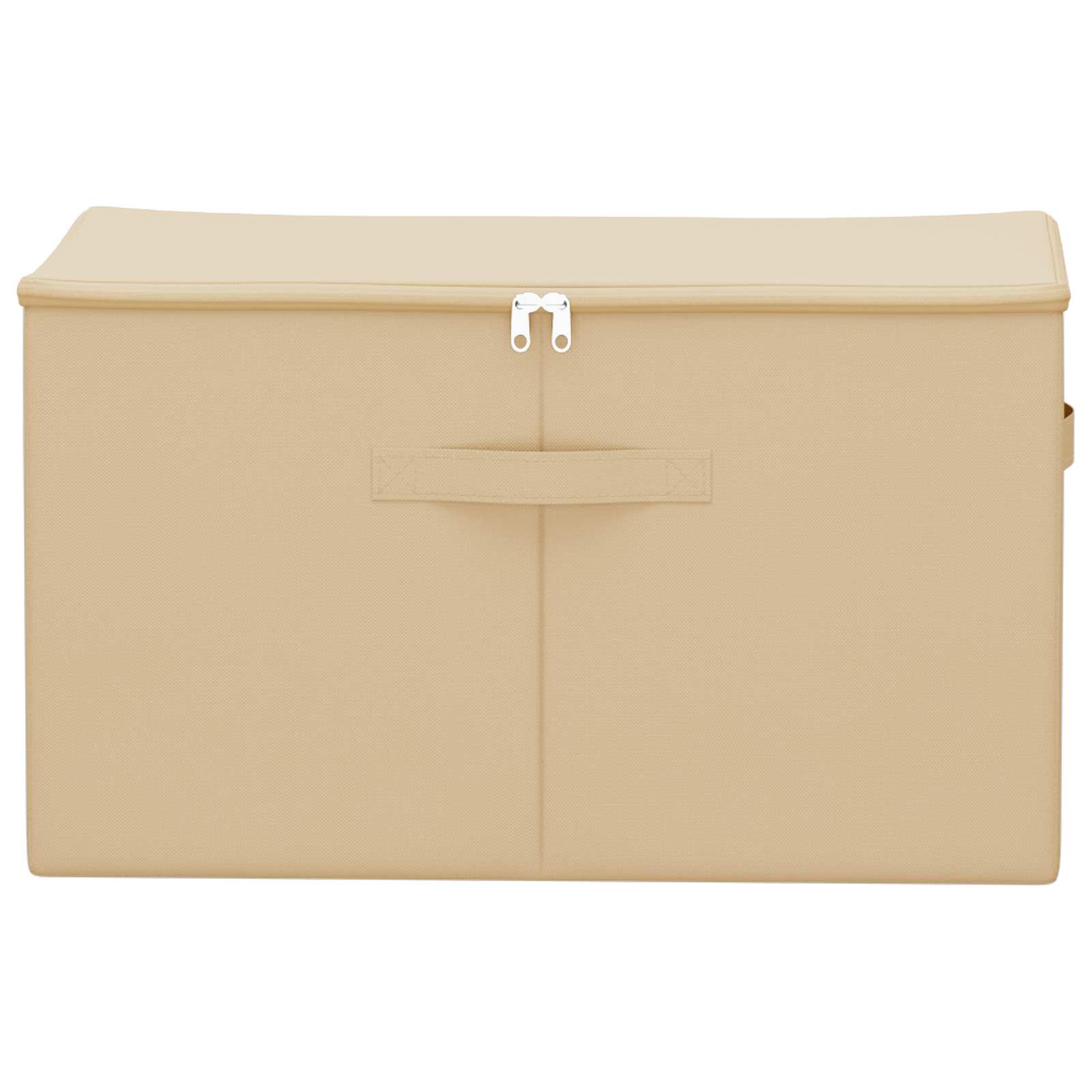 Opbevaringskasse 2 pcs Cremefarvet 55 x 35 x 32 cm