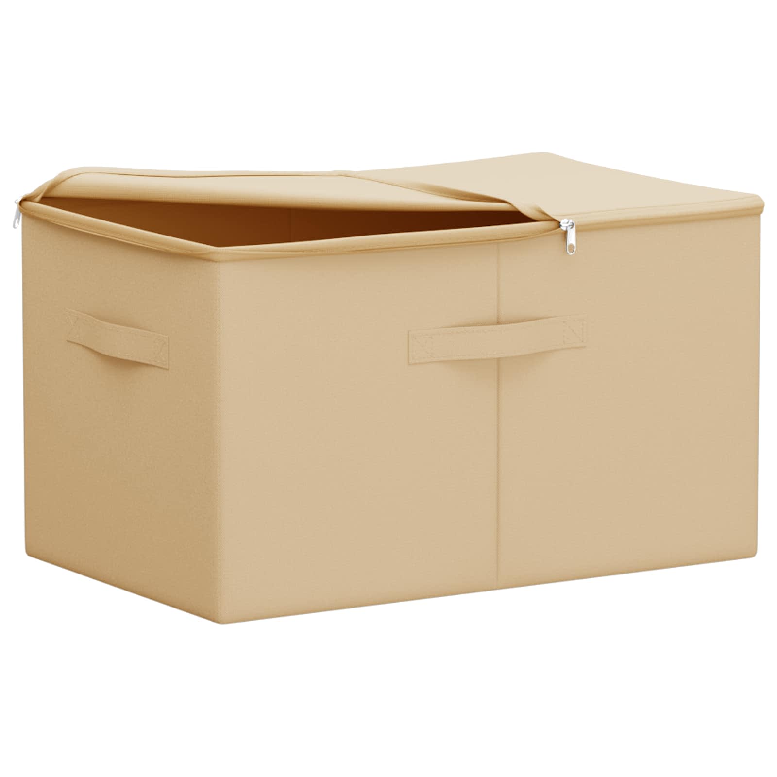 Opbevaringskasse 24 pcs Cremefarvet 60 x 43 x 35 cm