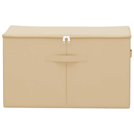 Opbevaringskasse 24 pcs Cremefarvet 60 x 43 x 35 cm