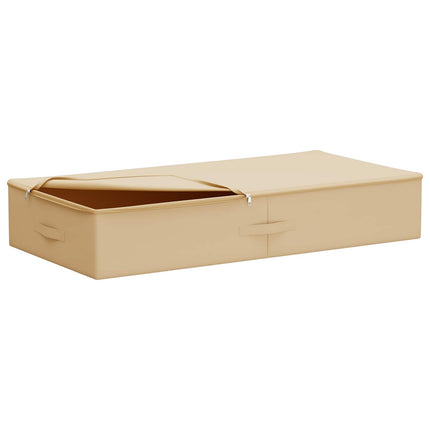 Opbevaringskasse 24 pcs Cremefarvet 100 x 50 x 18 cm