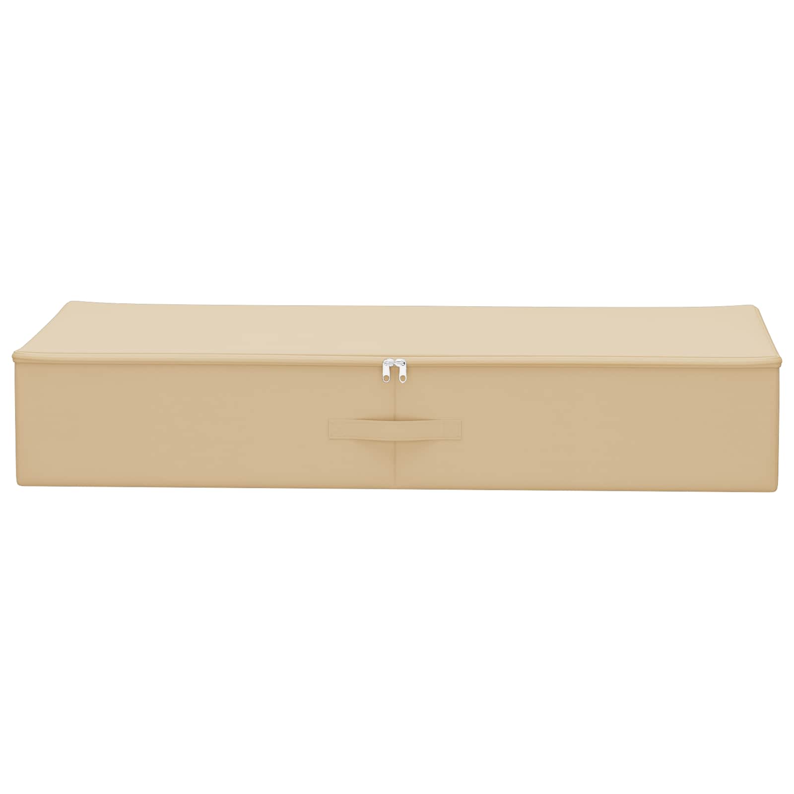 Opbevaringskasse 24 pcs Cremefarvet 100 x 50 x 18 cm