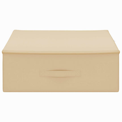 Opbevaringskasse 24 pcs Cremefarvet 100 x 50 x 18 cm