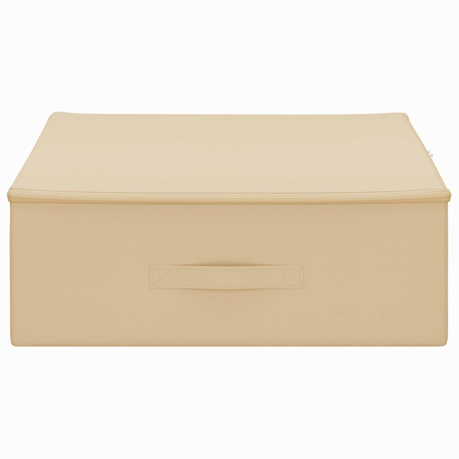 Opbevaringskasse 24 pcs Cremefarvet 100 x 50 x 18 cm