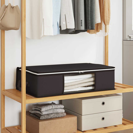 Opbevaringskasse med gennemsigtig sidevindue 6 pcs Antracit