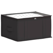 Opbevaringsboks med gennemsigtigt topvindue 6 pcs Antracit