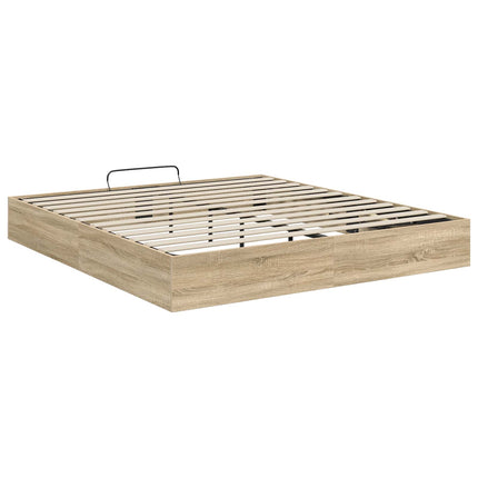 Ottoman Sengestel Sonoma eg 203 x 180 x 25 cm Konstrueret træ