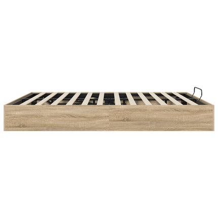 Ottoman Sengestel Sonoma eg 203 x 180 x 25 cm Konstrueret træ
