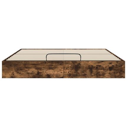 Ottoman Sengestel Røget eg 160 x 200 cm Konstrueret træ